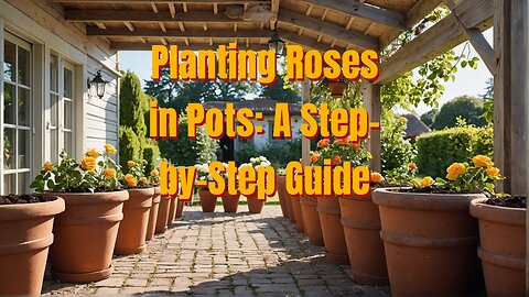 Planting Roses in Pots: A Step-by-Step Guide