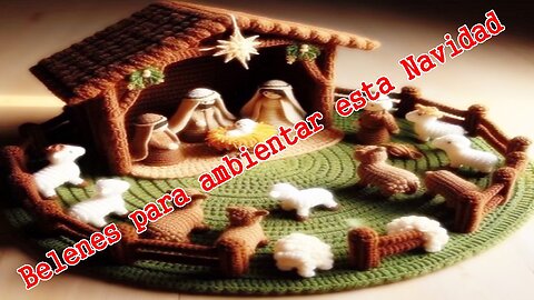 Belenes (Pesebres) para ambientar esta Navidad - Muchas ideas