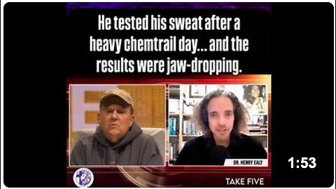 Chemtrails: Dr Henry Ealy tested his own sweat before & after being exposed to Chemtrail Spraying