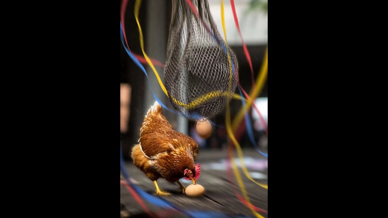 😱🪤 Net Snaps Back—Hen Launches Upward!