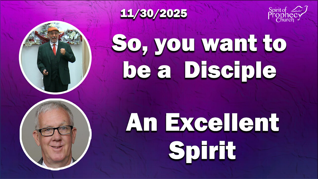 Spirit of Prophecy Sunday Service 11/30/2025