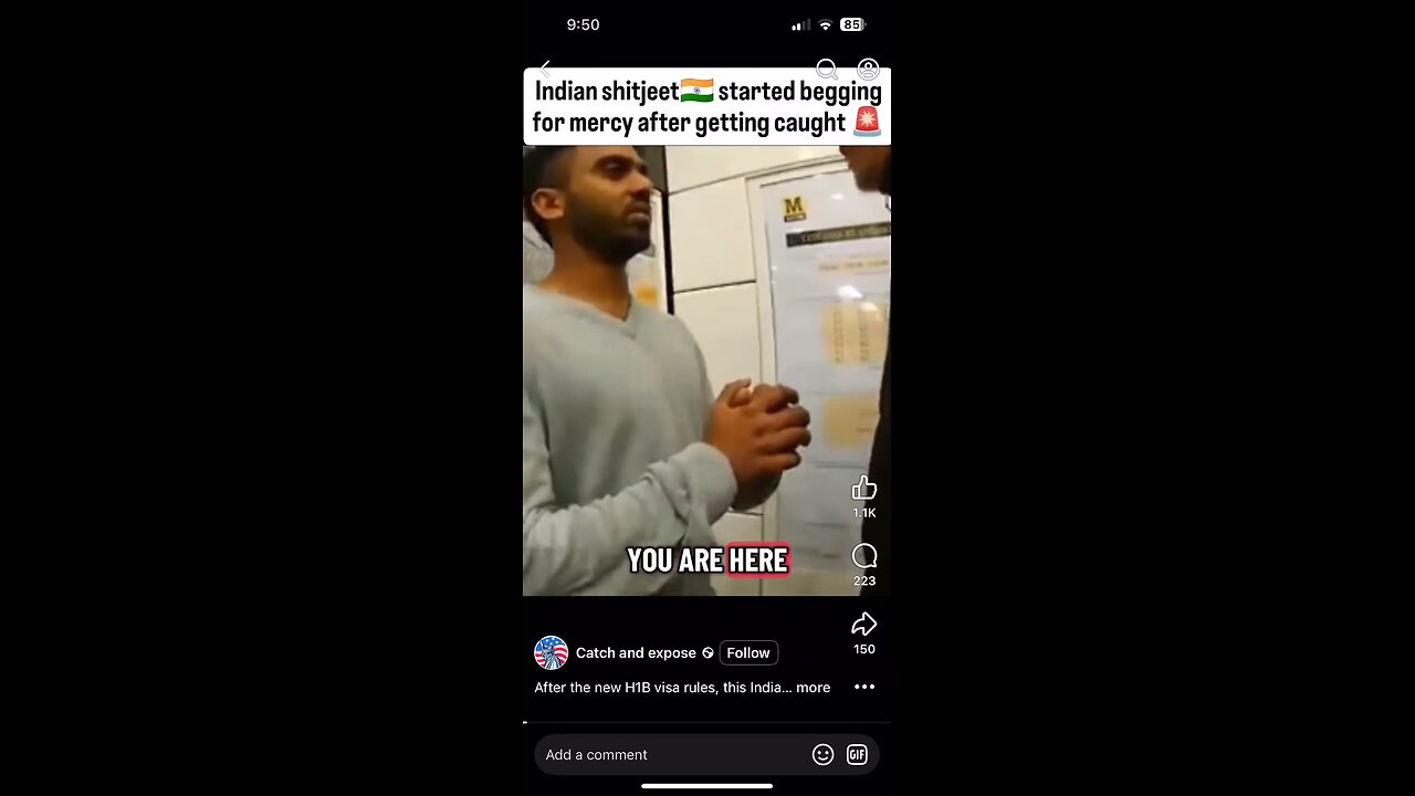 Indian nonce begs for forgiveness and gets on his knees - Praju Prasad