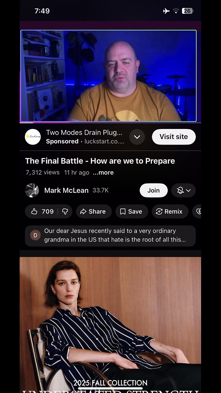 Mark McLean : preparing