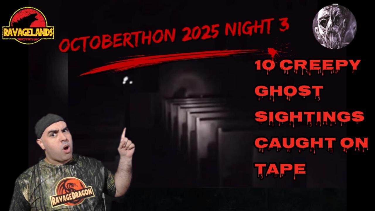 Reacting to Chills 10 CREEPY Ghost Sightings Caught on Tape | Octoberthon 2025 night 3