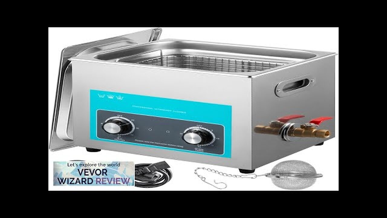 VEVOR 15L Ultrasonic Cleaner 304 Stainless Steel Professional Knob Control Ultrasonic Review