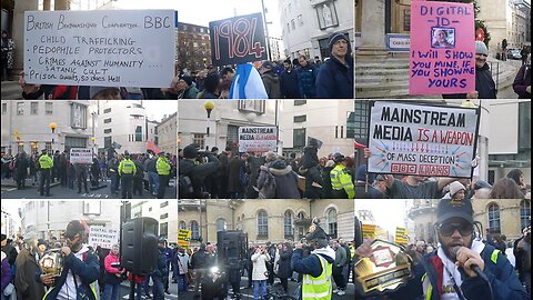 LONDON 20: NO to DIGITAL ID – British Brainwashing Corporation, the BBC. Prison awaits, so does Hell