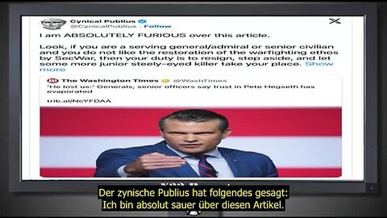 The Deep State speaks plainly