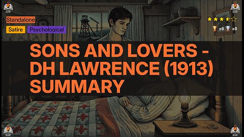 Sons and Lovers - DH Lawrence (1913) Summary