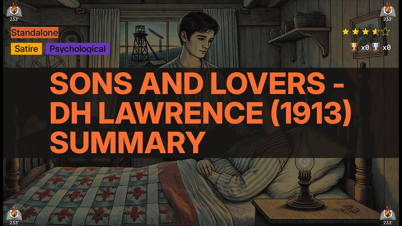 Sons and Lovers - DH Lawrence (1913) Summary