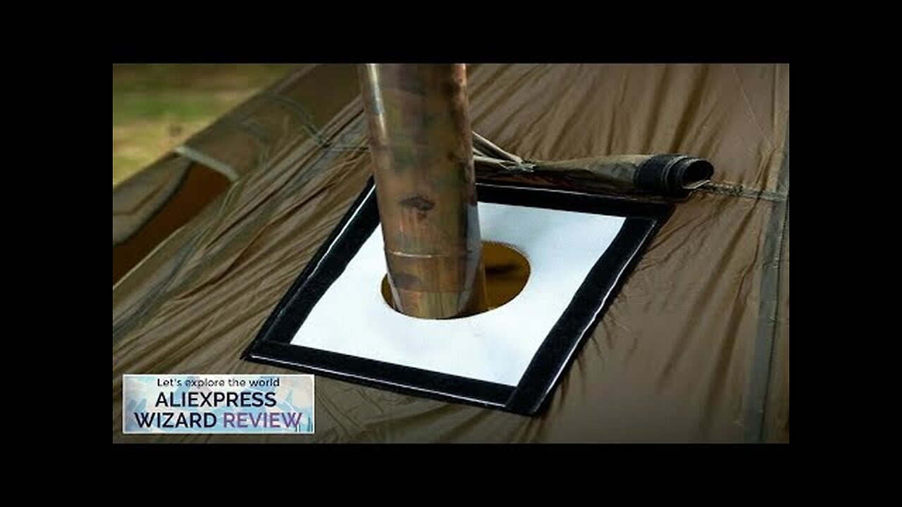 Tent protective cover Wood Fire Stove Smoke Chimney Stove Tube Fire Pipe Review