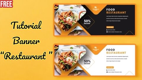 Tutorial🔶Web|Banner🔶Restaurant👨‍💻