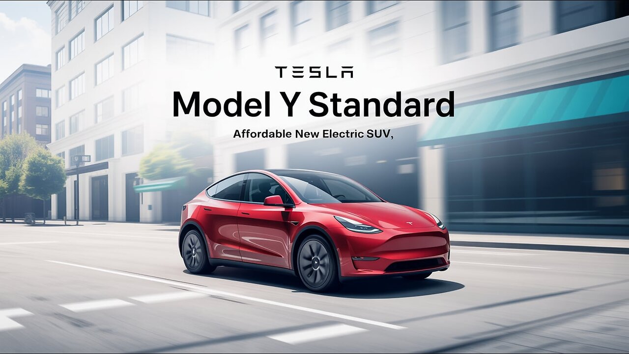 Tesla Model Y Standard Debuts | Affordable, High-Tech Electric SUV