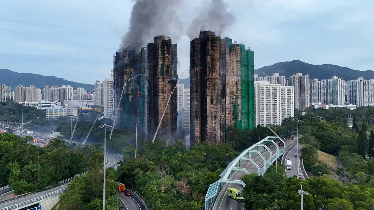 3 Officials Arrested in Fire That Killed 44 in Hong Kong - Storms Impacting The US Thanksgiving