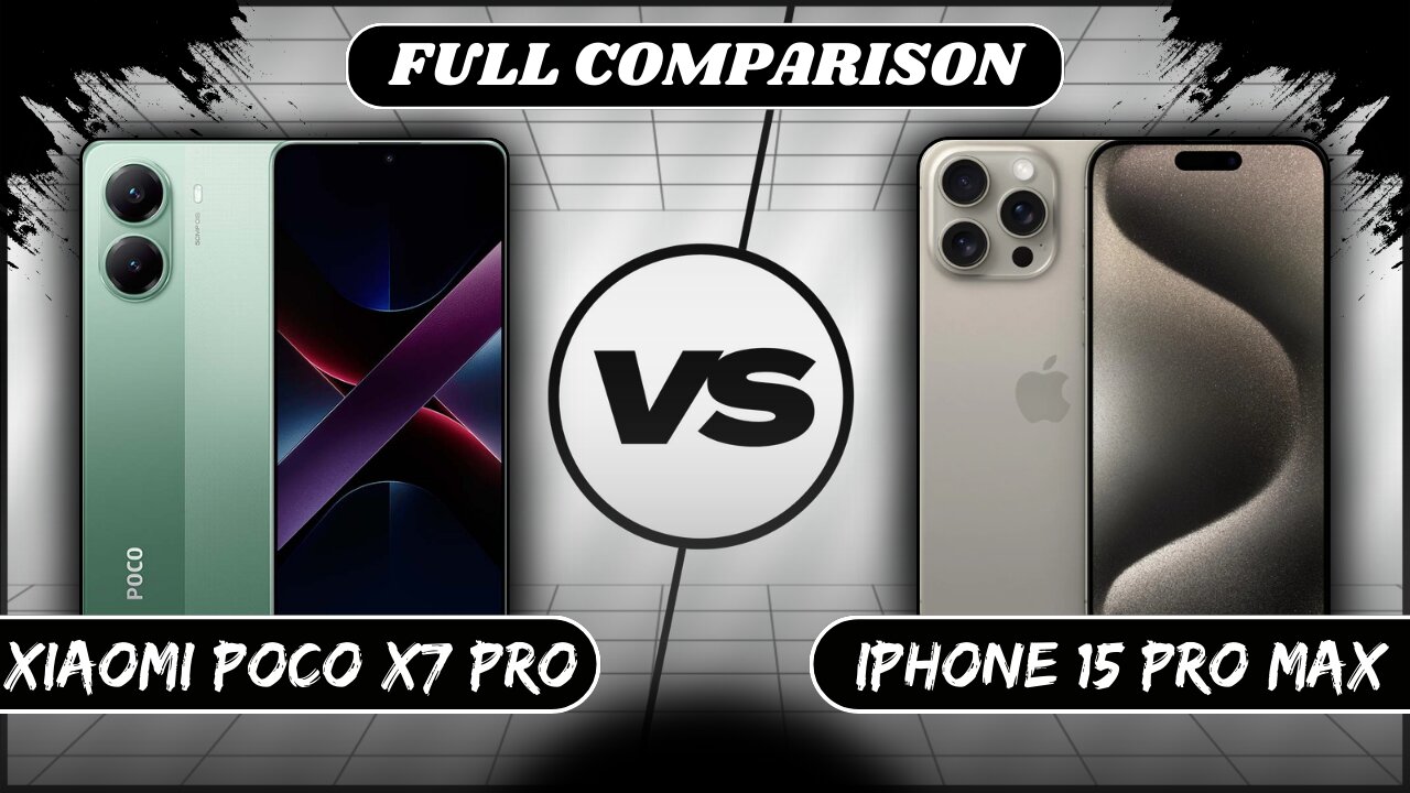 Xiaomi Poco X7 Pro 5G Vs iPhone 15 Pro Max 5G Full Comparison | Poco X7 Pro vs iPhone 15 Pro Max