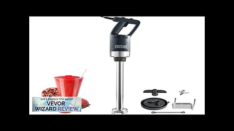 VEVOR Commercial Immersion Blender 750W 20" Heavy Duty Hand Mixer Variable Speed Review