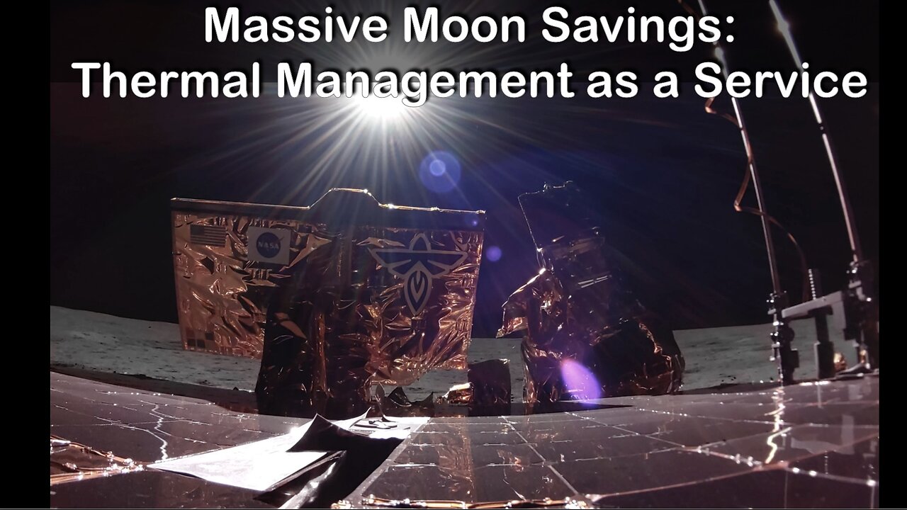 Massive Moon Savings: Cut 80% of Payload Weight with Centralised Thermal Tech