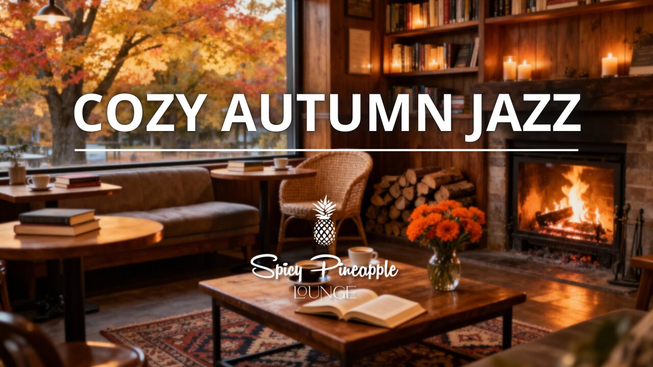 Cozy Autumn Jazz Cafe 🍁 Smooth Lounge Jazz Music for Study & Relax