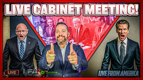 LIVE CABINET MEETING! | LIVE FROM AMERICA 12.2.25 11AM