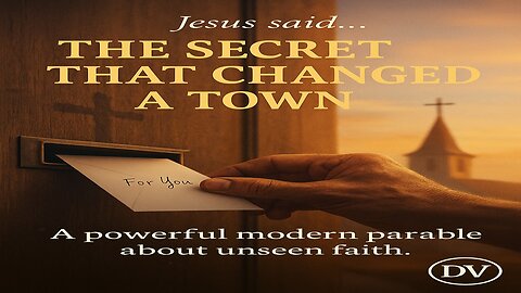 The Secret That Changed a Town | A Modern Parable About Faith and Humility