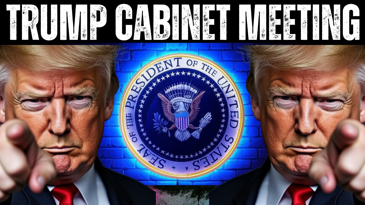 Trump Cabinet Meeting | New Jersey Governors Debate