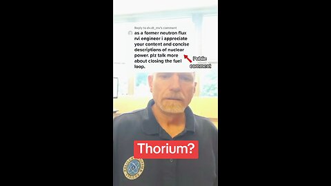 thorium and the fuel cycle