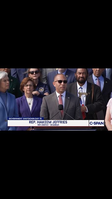 Hakeem Jeffries Says "It's Time To Reopen The Government"