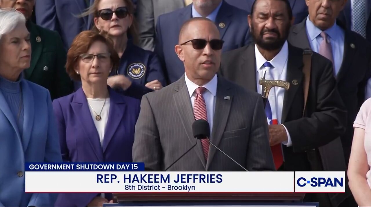 Hakeem Jeffries Says "It's Time To Reopen The Government"
