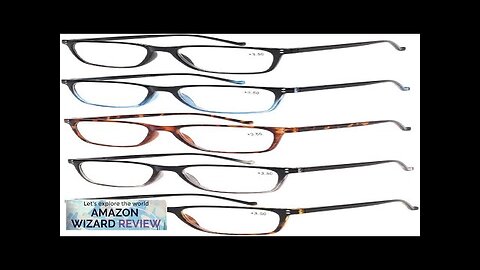 JOSCHOO 5 Pack Reading Glasses Men Women Spring Hinges Comfortable Glasses Review