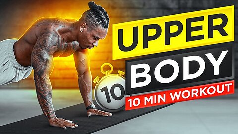 10 MINUTE UPPER BODY WORKOUT FOR BEGINNERS ✅......