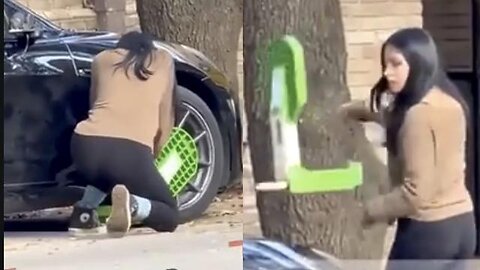 Woman said Fuck You to the Boot of the System