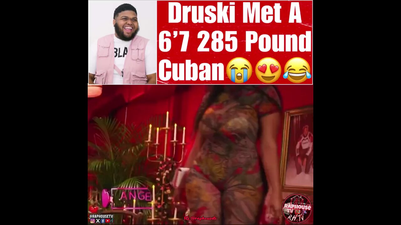 Druski's Wildest Date Yet: Meeting the 6'7", 285lb Cuban Queen Who Brings NBA Genes! 😂🏀
