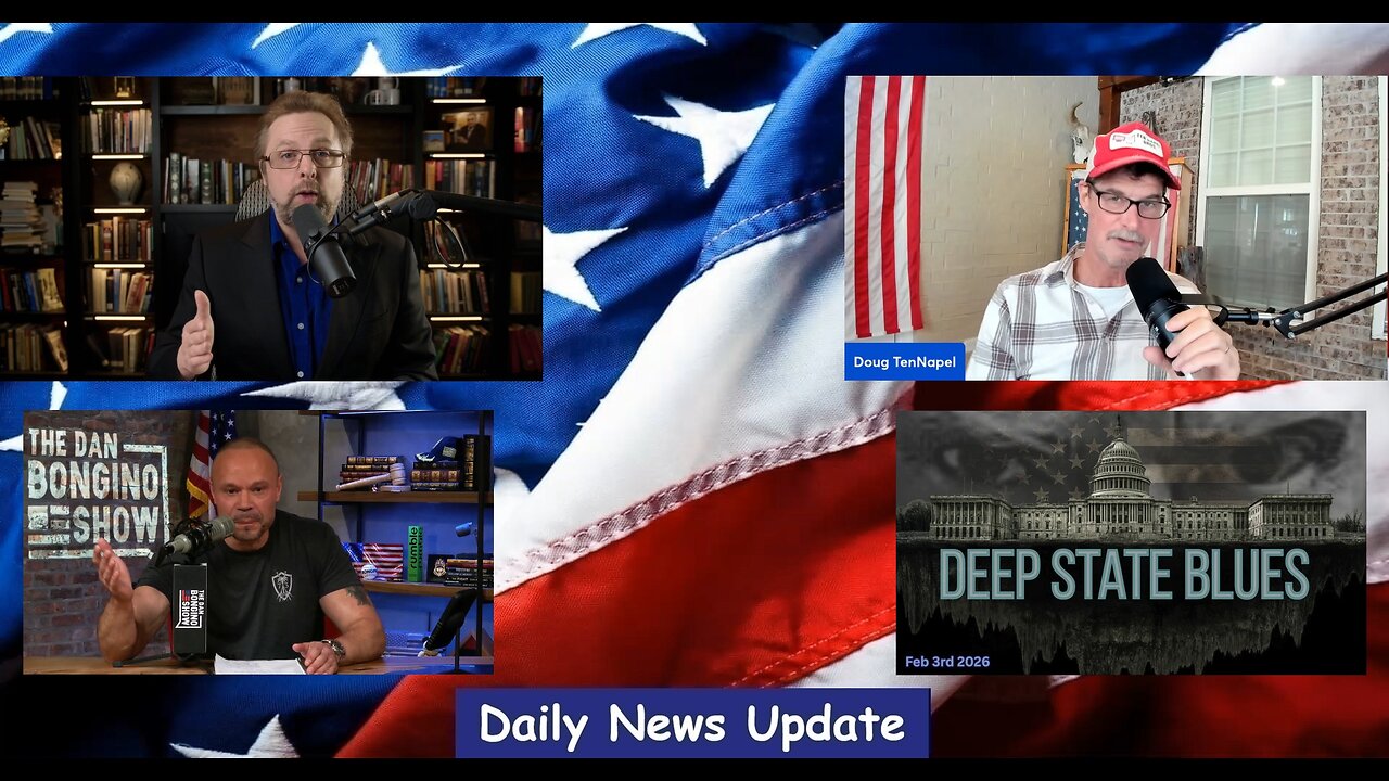 EP1827 | Dr Steve Turley: Ilhan DONE, Doug In Exile: Bongino, Dan Bongino: Gaslighting, Wendy Bell: Deep State