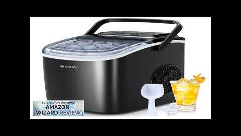 ecozy Portable Countertop Ice Maker 9 Ice Cubes in 6 Minutes Review