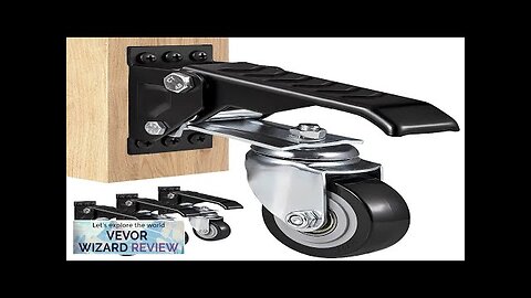 VEVOR Workbench Caster Wheels 165 lbs Load Capacity Set of 4 2.5" Review