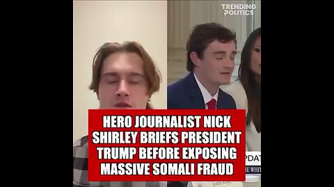 Listen To What Nick Shirley Revealed To Trump 3 Months Ago 💯💥