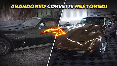 This Abandoned Corvette Came Back to Life 😱 Full Restoration