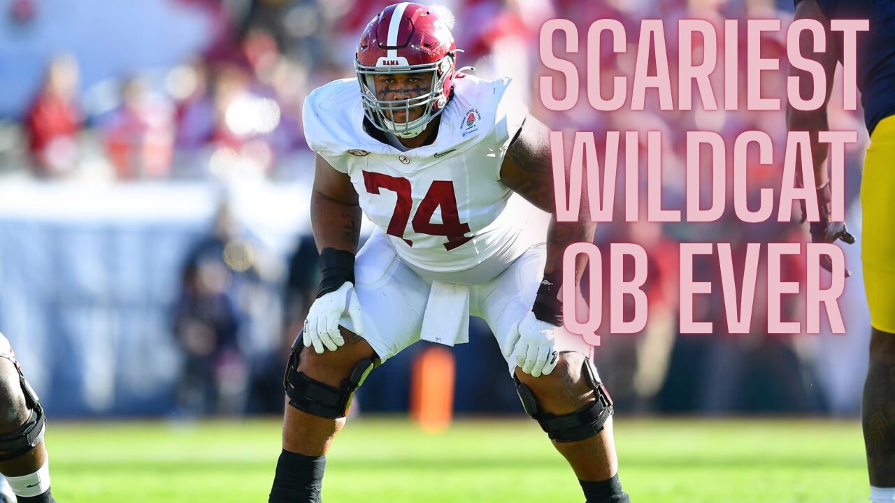 Kadyn Proctor, 366 lb. Wildcat quarterback