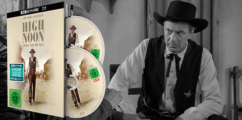 High Noon [4K UHD & Blu ray Mediabook] Starring Gary Cooper & Grace Kelly