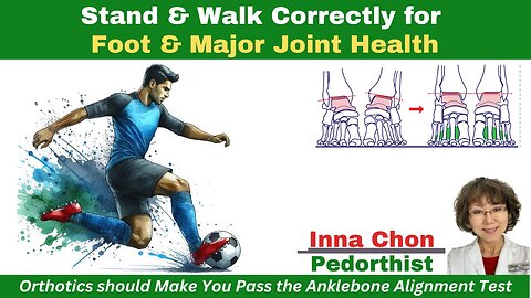 Stand & Walk Correctly for Foot & Major Joint Health