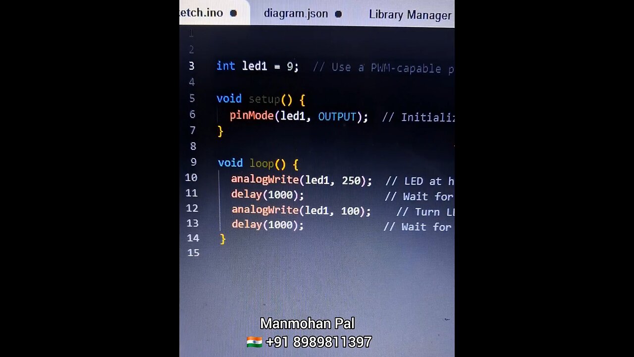 Arduino Online Tutorial by Manmohan Pal