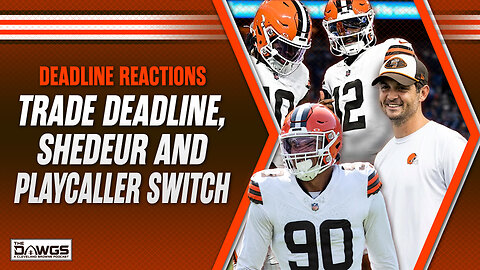 Reaction Show! Trade Deadline, Shedeur's Injury and Playcaller Switch