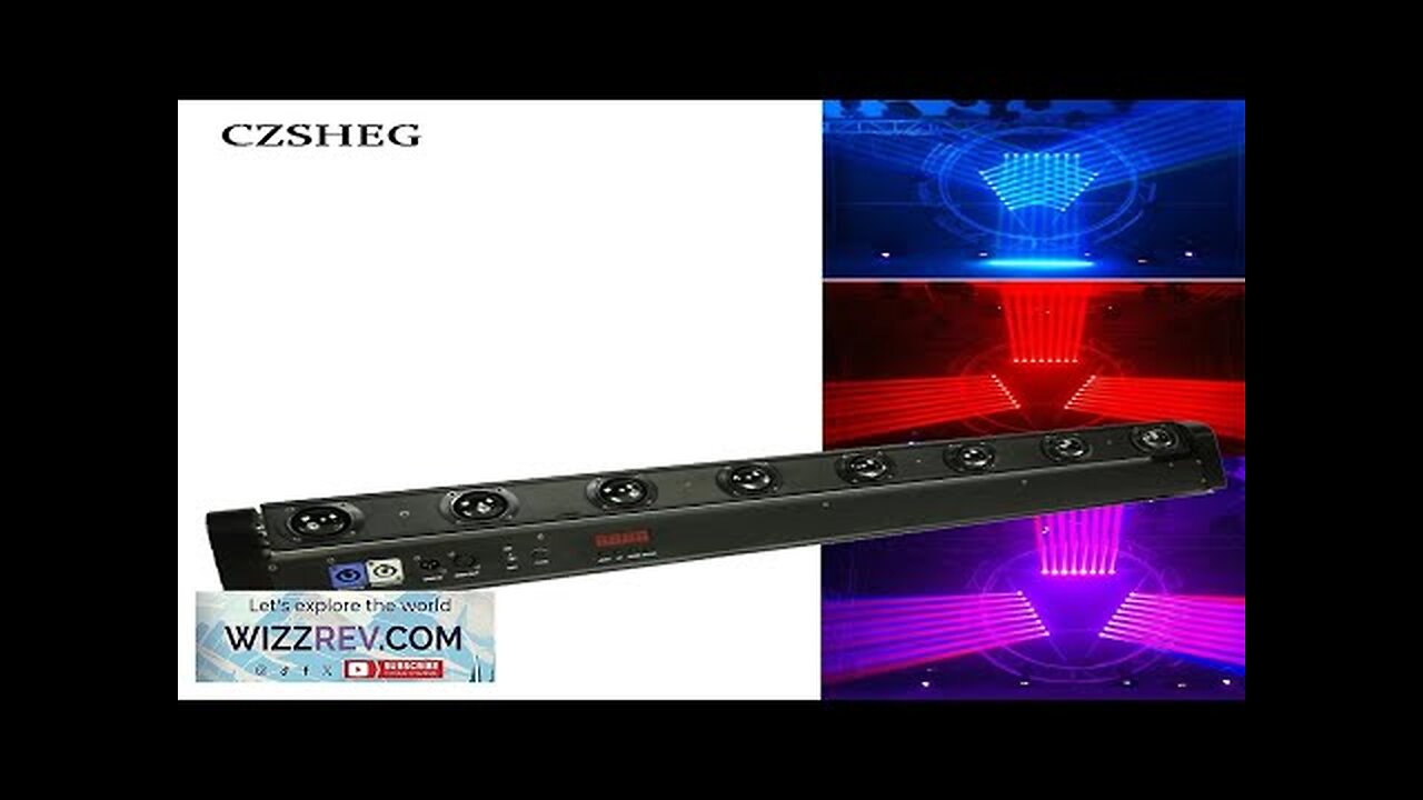 RGBW 8x12W moving head LED light bar is very suitable for mobile Review