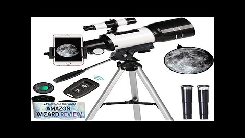 Telescope for Adults & Kids 70mm Aperture Refractor (15X-150X) Portable Travel Telescope Review