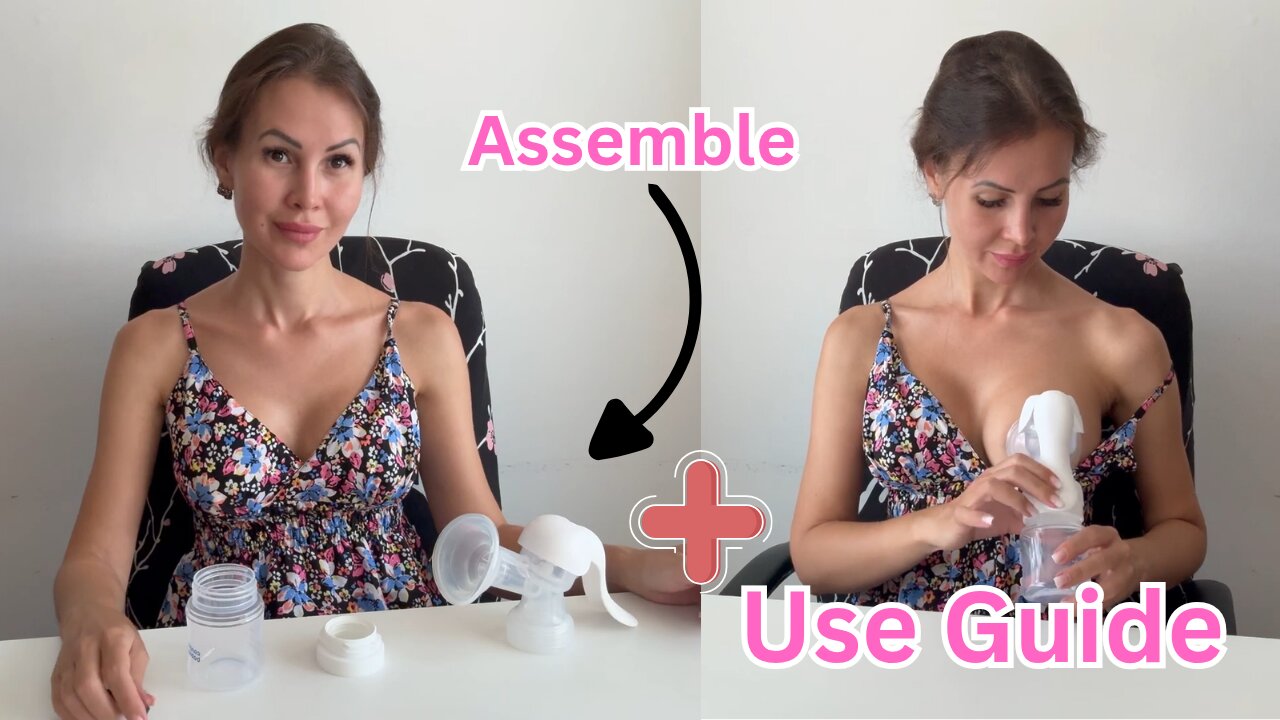How to Assemble & Use a Manual Breast Pump | Complete Step-by-Step Guide #breastfeeding #breastpump