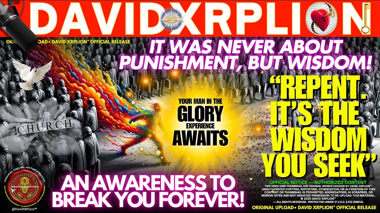 David XRPLion: MAJOR REVELATION REPENT 4 WISDOM - JUST RELEASED -Must Watch (New Video) TRUMP NEWS