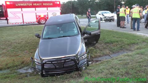 2 VEHICLE CRASH HOSPITALIZES 2, LIVINGSTON TEXAS, 09/27/25...