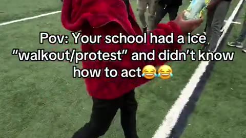 Black school protest ICE, destroy taxpayer property