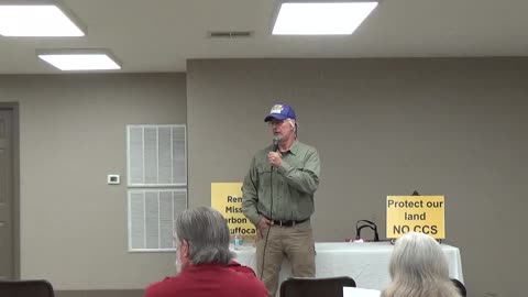 1-13-2026 Carbon Capture Meeting held at Raymond Gould Center, Vidor Texas ( by Cheryl L. Warren )
