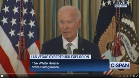 🚨 Tổng thống Biden: Chúng tôi đang tiếp tục điều tra vụ tấn công ở New Orleans và vụ nổ ở Las Vegas