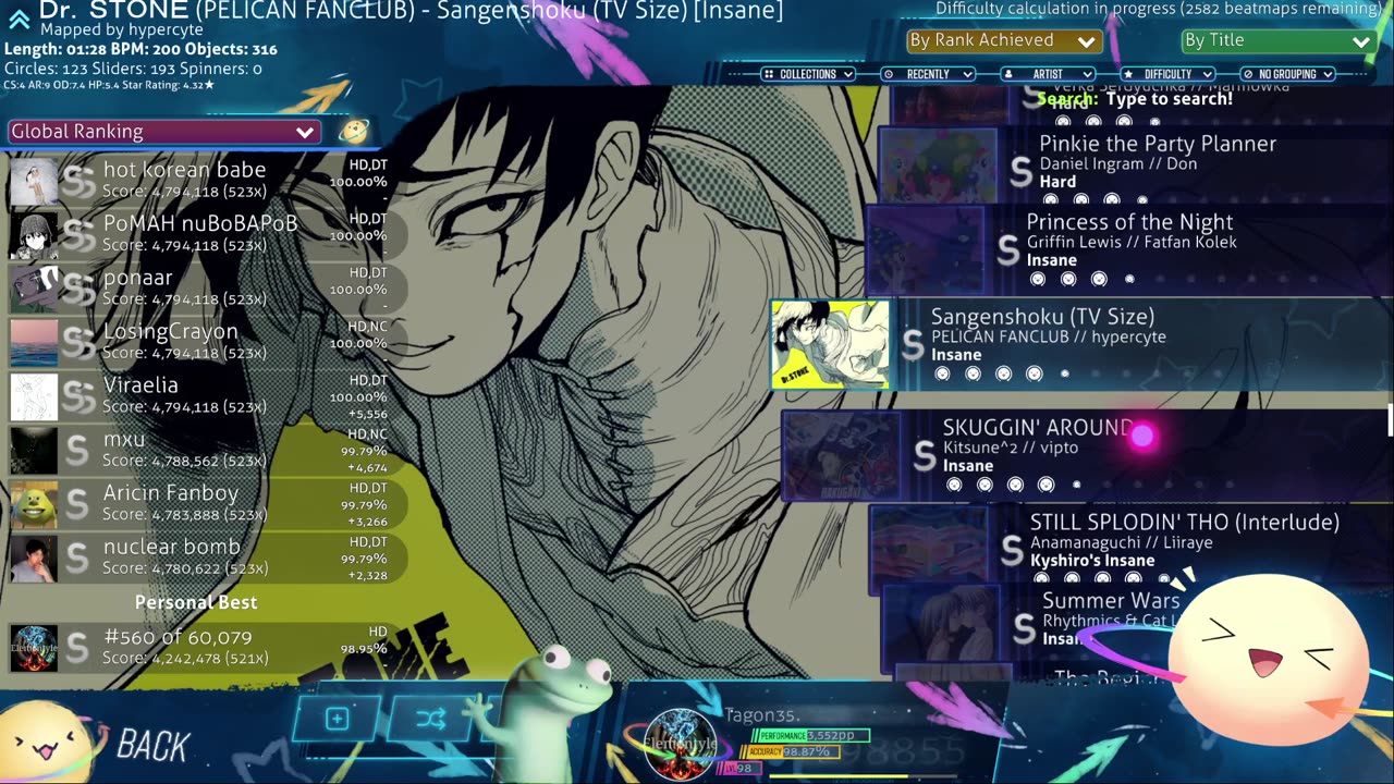 Lizard Clicks Circles - [Short Chill Stream]